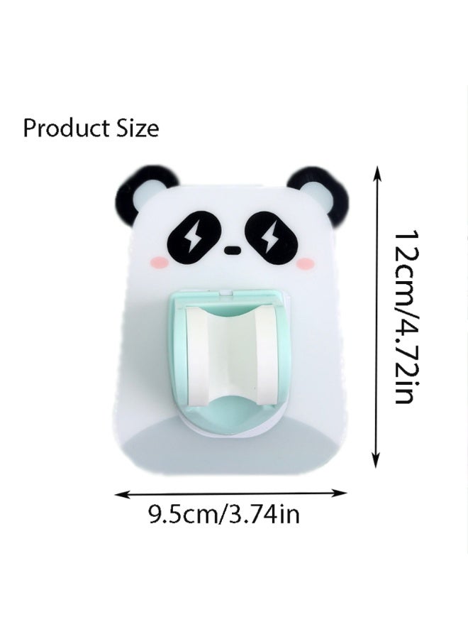 CMGTYYD. حامل دش يدوي قابل للتعديل، بتصميم كرتوني، لاصق، مناسب للمنزل والفندق والحمام، لا يتطلب حفرًا (عبوة من 3 قطع) - Image 2