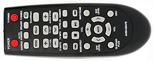 UBay AH59-02547B Remote Control Replaced for Samsung Sound Bar HW-F450 HW-F450ZA HW-FM45 HW-FM45C PS-WF450 HWF450 HWF450ZA HWFM45 HWFM45C PSWF450 AH6802644D00 HW-F450/ZA AH68-02644D-00 - Image 4