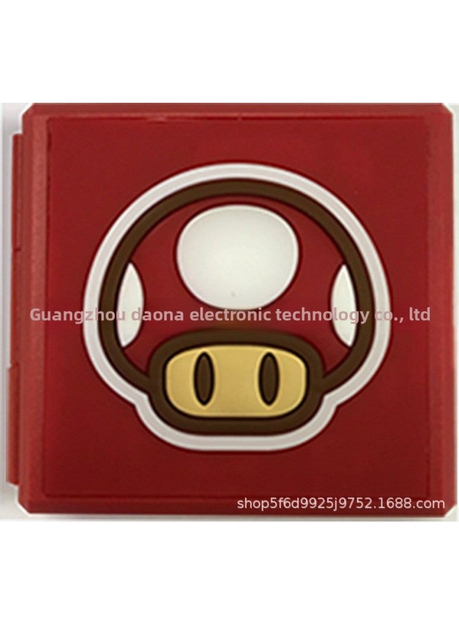 general Game Cartridge Storage Box For Nintendo Switch Accessories Digital Computer/game Console Protective Case-Product Color:Mario Mushroom Head - Image 1