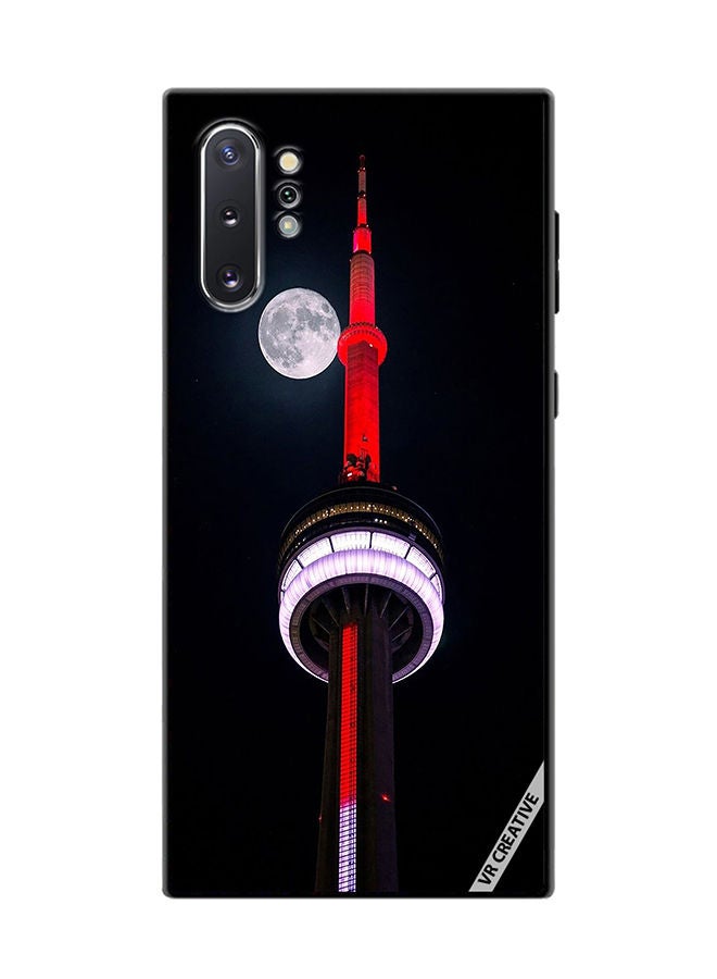 VR CREATIVE Protective Case Cover For Samsung Galaxy Note10 Plus 5G Cn Tower Light up Red Design Multicolour - Image 1