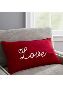 Polyester Plush Velvet Embroidered Love Cushion Throw Pillow For Christmas(1 Pc)Cute Love Cushion,Love Gift,Valentines Day Gift,Gift For Couples - pzsku/Z8F55D41F9D85AC977200Z/45/_/1735817925/e25f5433-2e54-4db7-9187-f14b64b77dfa