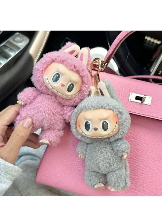 Labub Second-Generation Sit-Down Party Series 17cm Fun Plush Vinyl Blind Box - Image 3