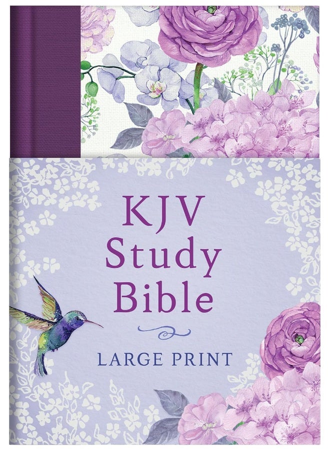 KJV Study Bible - Large Print [hummingbird Lilacs]