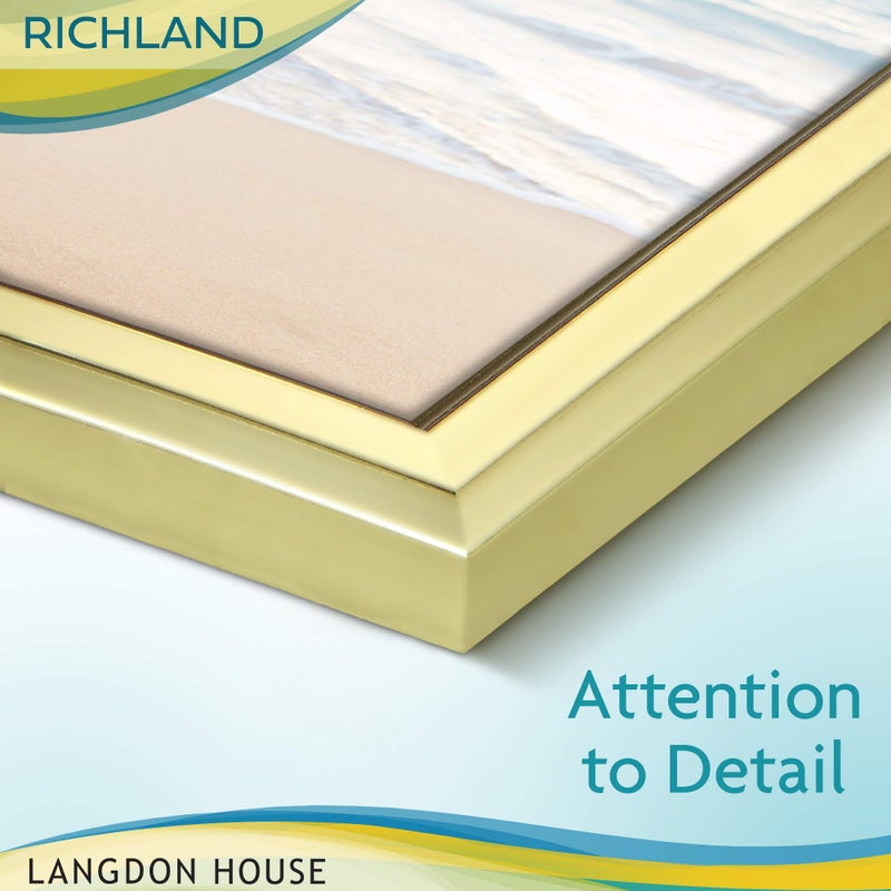 Langdon House 5x7 Picture Frames Set (Gold  6 Pack) Distinguished Edging for Classic Style  Richland Collection - Image 4