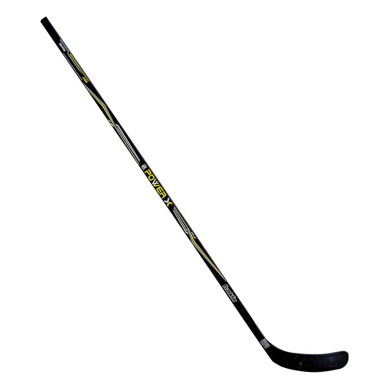 Franklin Sports Street Hockey Sticks - Power X Junior Street Hockey Stick - Wood and Fiberglass Shaft - ABS Blade - One Piece Stick - 58" Right Handed Multi - Image 1