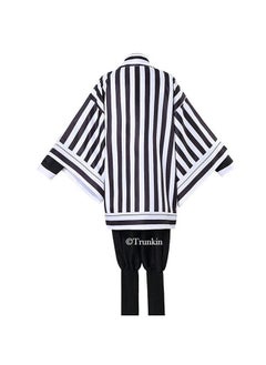 Trunkin Trunkin Cotton Blend Cute Demon Slayer Iguro Obanai Cosplay Kimono Clothing Uniform Collectible Costume Halloween (Xl) Outfit, Multicolour  - Image 5