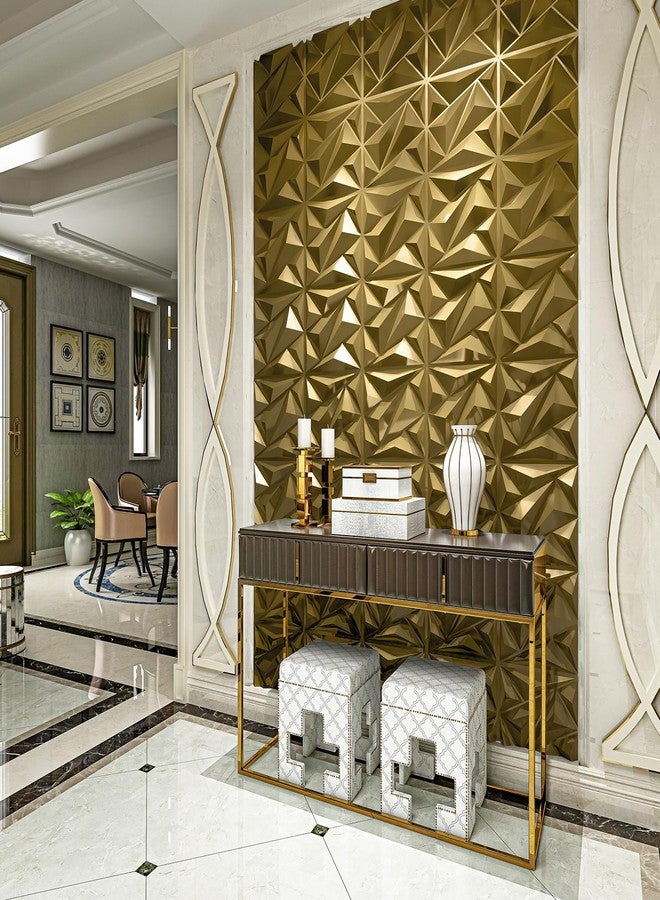Art3dwallpanels Gold Peel and Stick 3D Wall Panels - Image 3