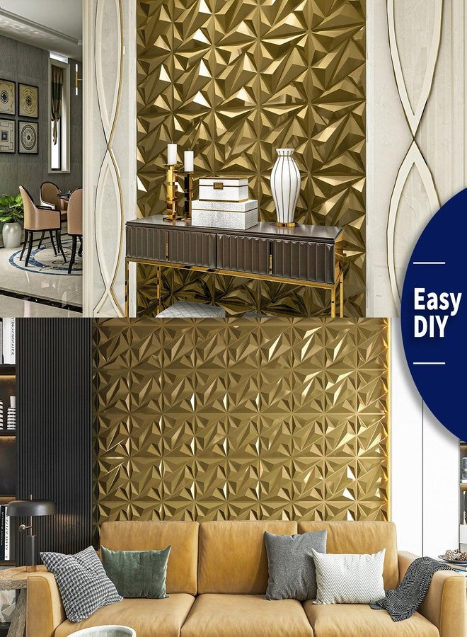 Art3dwallpanels Gold Peel and Stick 3D Wall Panels - Image 4