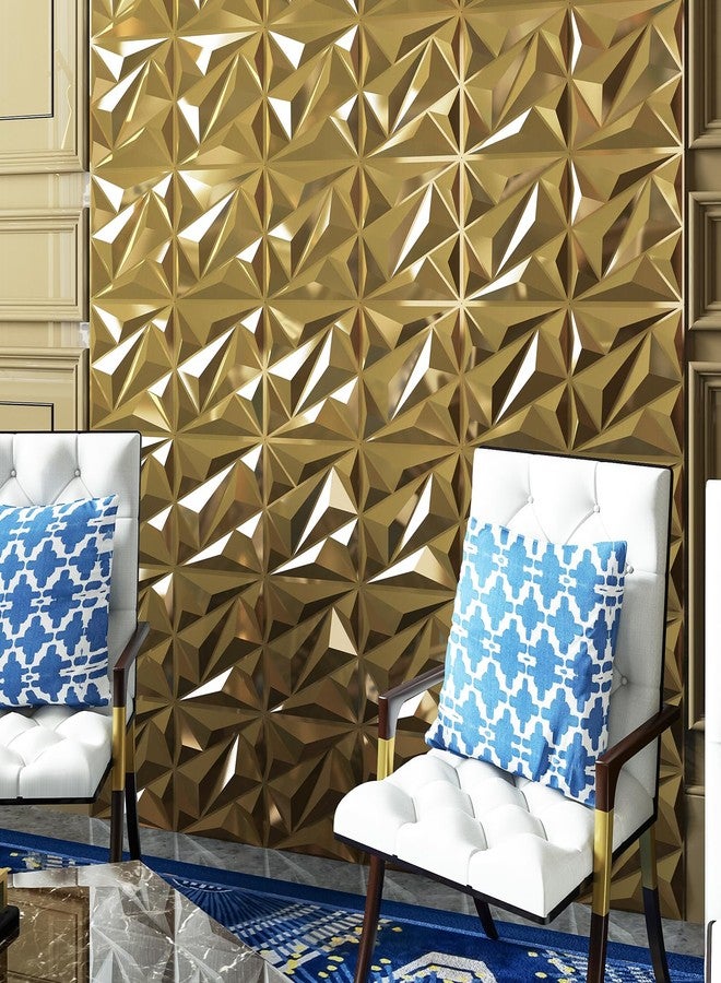 Art3dwallpanels Gold Peel and Stick 3D Wall Panels - Image 2