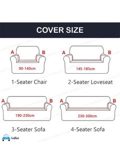 FunBlast Sofa Covers - Jacquard Sofa Covers for Living Room, Universal Seater High Elastic Furniture Protector, Stretchable Sofa Slip Covers with Ruffle Skirt (Four Seater, Brown-) - pzsku/Z8F5623028AFAA9EF3456Z/45/_/1738305902/5acaefcb-06de-4bee-80bb-b733502857b9