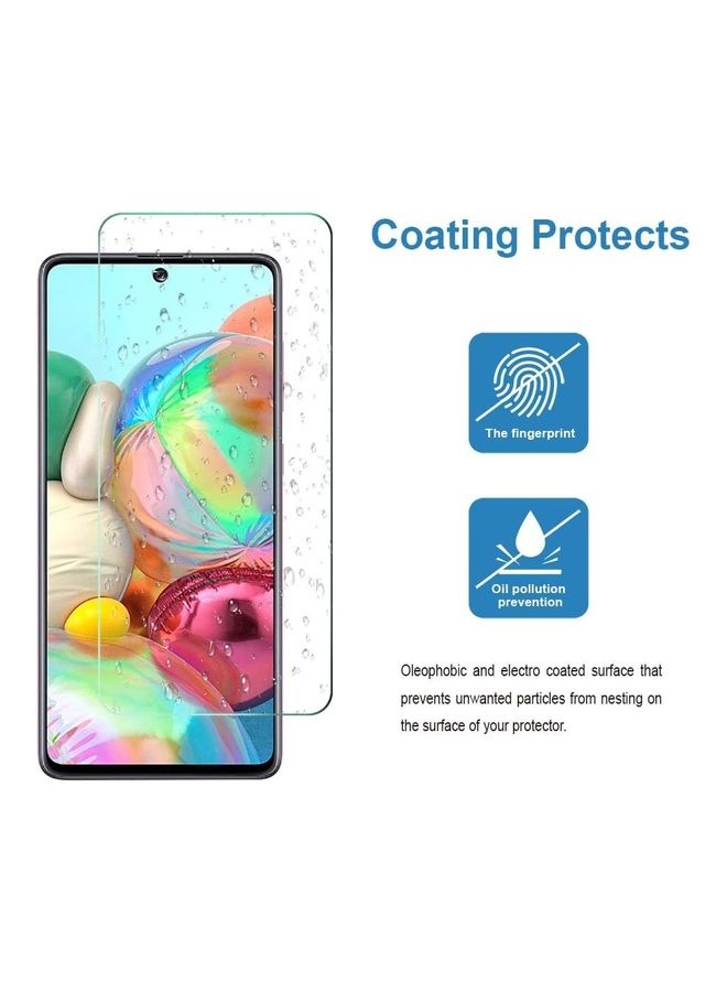 ICS 2-Piece Screen Protector For Samsung Galaxy A71 Clear - Image 2