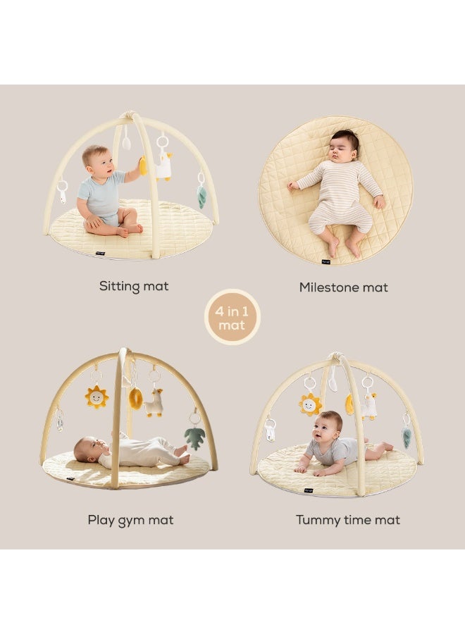 Little Story Baby Play Mat/Activity Gym - Beige - Image 3