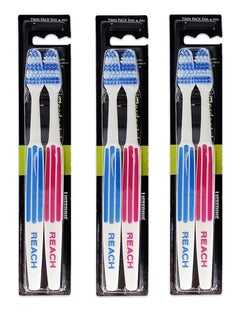 REACH Toothbrush Interdental Full Firm Twinpack - 3 * twin pack by Reach  - Image 1