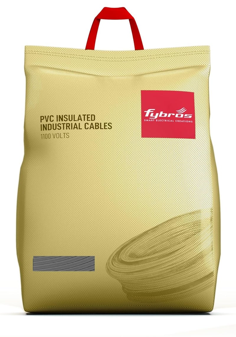 Fybros by Kundan Cab PVC Insulated 0.4 mm 2 pair Telephone Wires & Cables | Cables for wiring 0.4 mm two pairs telephone wire | 90 meter Telephone and Communication Wire Cable| Electrical Wire - Image 1