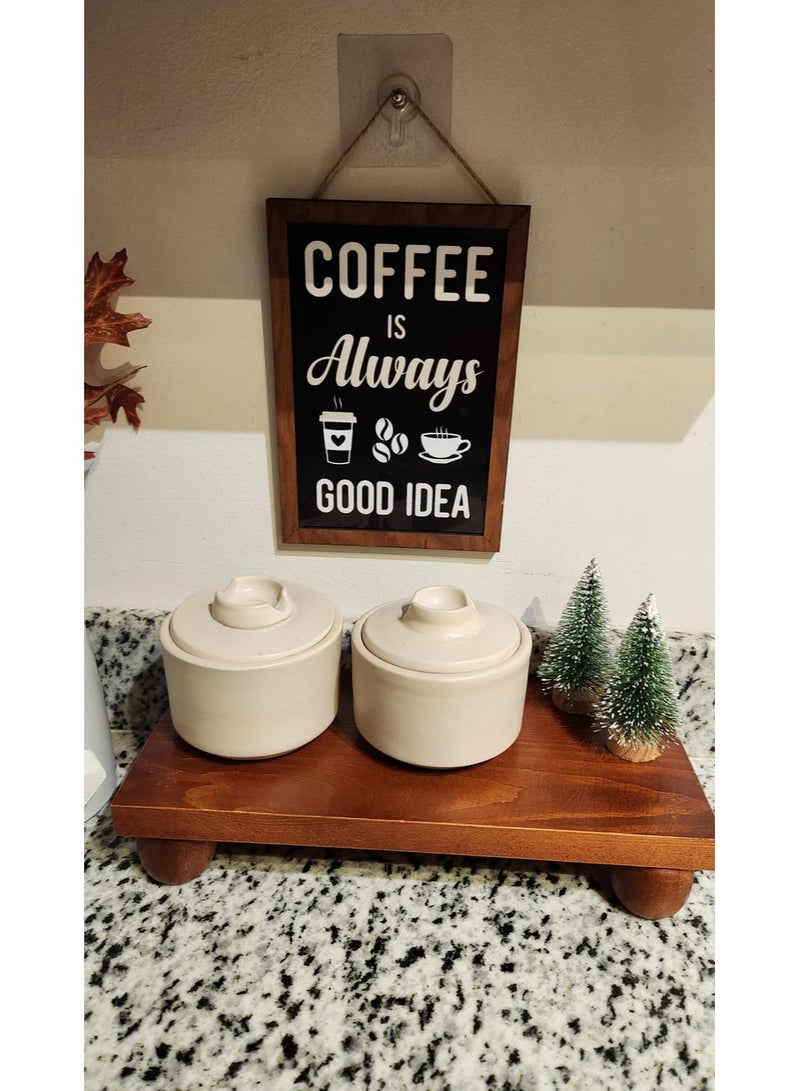 لوحة قهوة سوداء الأبعاد 20×13 - Image 2