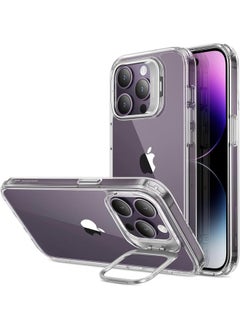 ESR Classic Kickstand Case Compatible With Iphone 14 Pro Case Clear Case With Stand Military Grade Protection Built In Camera Ring Stand Scratch Resistant Acrylic Back Clear  - Image 1
