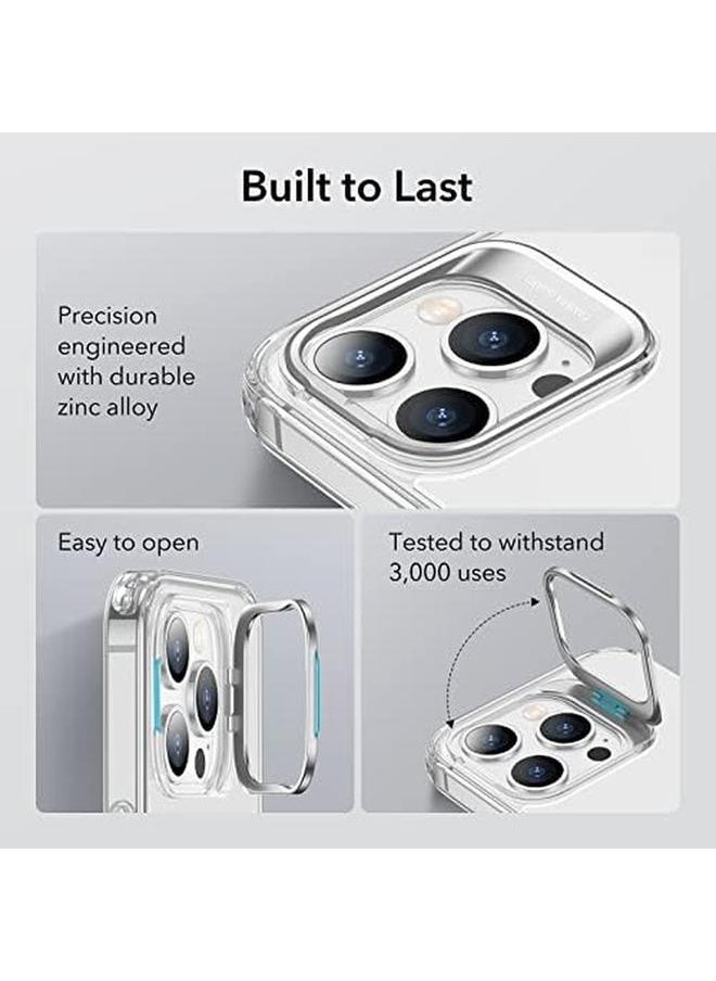 ESR - Classic Kickstand Case Compatible With Iphone 14 Pro Case Clear Case With Stand Military Grade Protection Built In Camera Ring Stand Scratch Resistant Acrylic Back Clear - Image 1