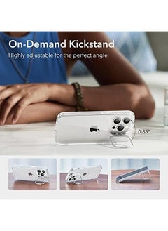 ESR Classic Kickstand Case Compatible With Iphone 14 Pro Case Clear Case With Stand Military Grade Protection Built In Camera Ring Stand Scratch Resistant Acrylic Back Clear  - Image 3
