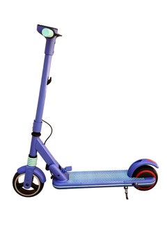 Crony JL019 Kids E-Scooter 150W Motor, 10-14KM/H Speed, 24V/2.5AH Battery, 5-8KM Range, LED Display, 7-Inch Non-Flat Tires, Lightweight & Portable, Easy Folding, Durable Aluminum Alloy Frame, Up to 60KG Capacity, LED Lights, Mobile Phone Holder, Ideal for Ages 6-12, Comfortable Ride, Perfect Gift for Children, Great for Short Commuting, 2-3H Charging Time，Blue  - Image 2