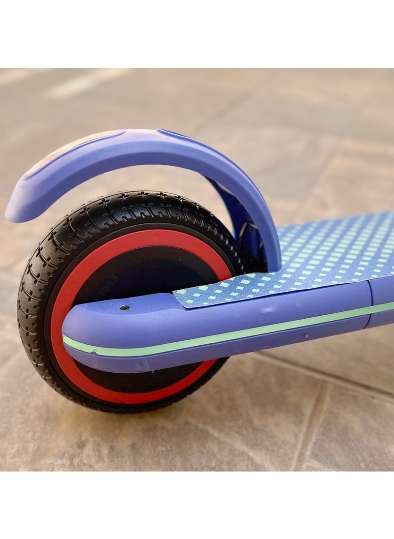 Crony - JL019 Kids E-Scooter 150W Motor, 10-14KM/H Speed, 24V/2.5AH Battery, 5-8KM Range, LED Display, 7-Inch Non-Flat Tires, Lightweight & Portable, Easy Folding, Durable Aluminum Alloy Frame, Up to 60KG Capacity, LED Lights, Mobile Phone Holder, Ideal for Ages 6-12, Comfortable Ride, Perfect Gift for Children, Great for Short Commuting, 2-3H Charging Time，Blue - Image 1