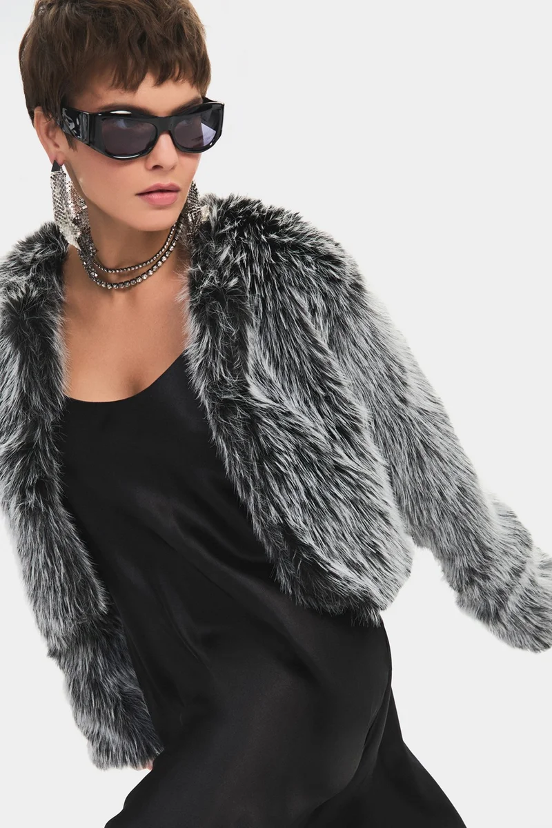 JUNE Women's Bearded Coat