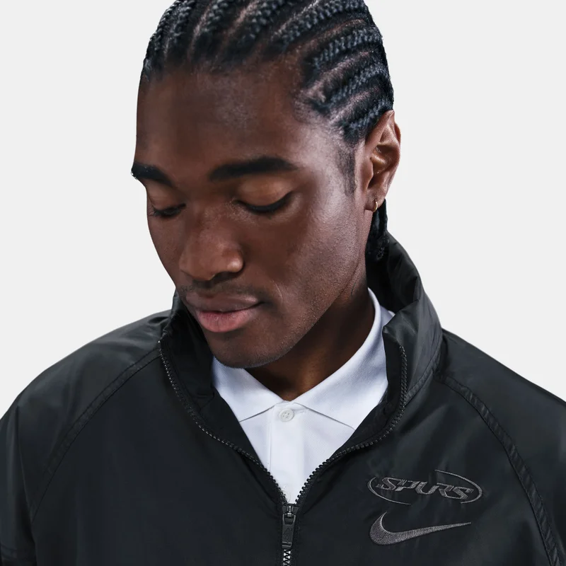 Nike Black Men's Tottenham Hotspur Football Windrunner Anorak Jacket for Men | Best Price UAE
