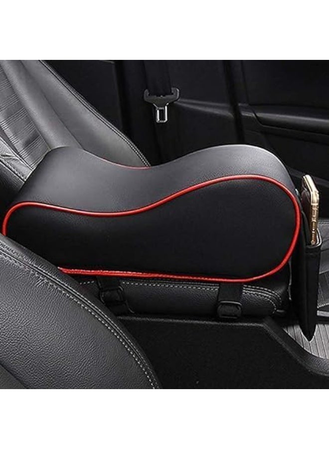 Memory Foam Car Armrest with Durable Leather Cover and Adjustable Phone Holder, Ergonomic Center Console Cushion for Comfort, Fits Most Cars - Image 4
