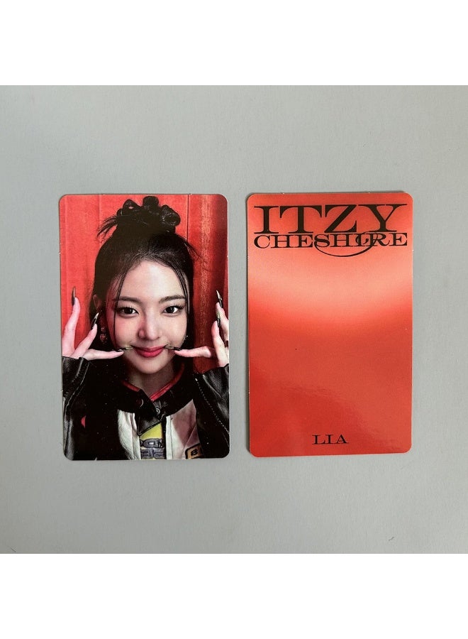 NIBEMINENT 5 Pcs Kpop ITZY CHESHIRE Limited Edition Lomo Cards Card For Fans Collection Gifts - Image 3