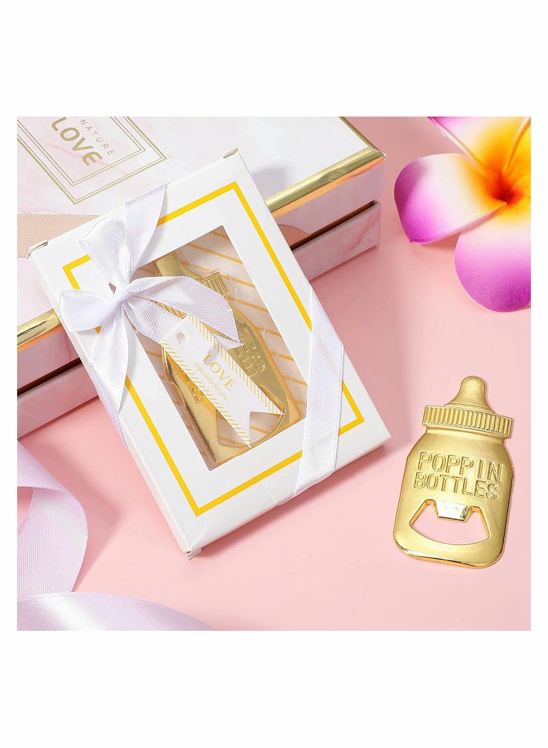 Excefore 6 قطع فتاحة زجاجات هدايا لمناسبة استقبال المولود لضيوف الحفل، لوازم تزيين الحفلات - Image 2