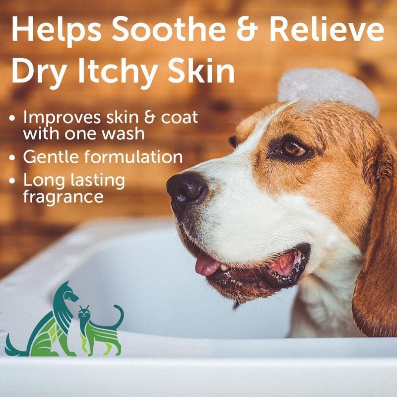 Nootie Aloe&Oatmeal Pet Shampoo for Sensitive Skin-Long lasting Cucumber Melon Shampoo-Helps Relieve Dry Itchy Skin for Dogs&Cat-Natural Ingredient-Soap Paraben&Sulfate Free-Cleans Conditions-1 Gallon - Image 3