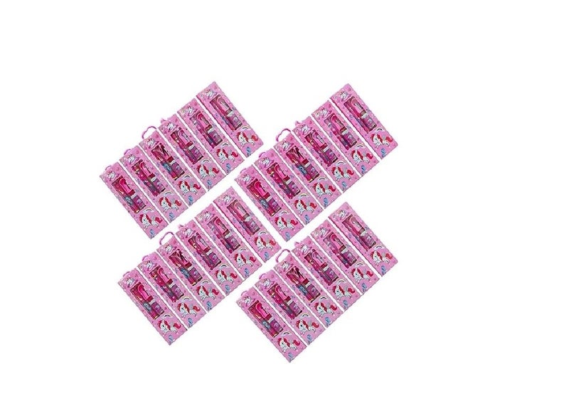 ECLET 3 Pcs Unicorn Stationery Small Gift Set for Kids 2 Pencil/Eraser/Sharpener/Ruler - Image 5