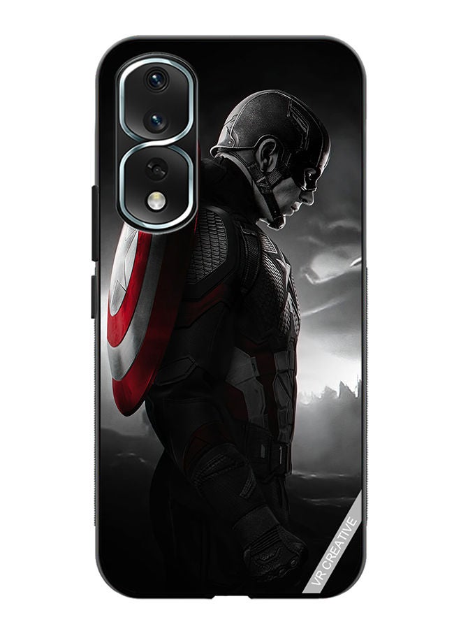 VR CREATIVE Protective Case Cover For Honor 80 Pro Captain America Design Multicolour - Image 1