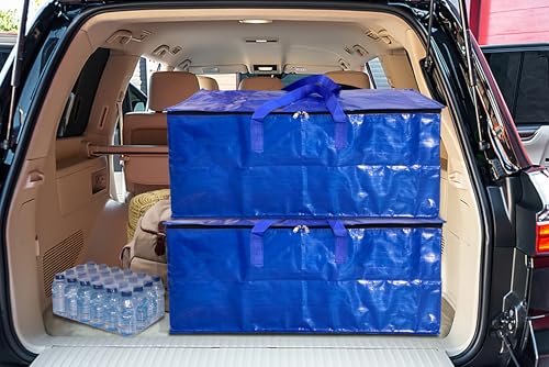 Shalimar Large Capacity Travel Bag/Storage Bag/Movein Bags/Duffel Bag Strong, Durable, Foldable and Water Resistant (Pack of 1) (Blue) - Image 5