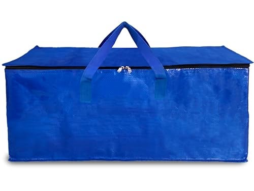 Shalimar Large Capacity Travel Bag/Storage Bag/Movein Bags/Duffel Bag Strong, Durable, Foldable and Water Resistant (Pack of 1) (Blue) - Image 1