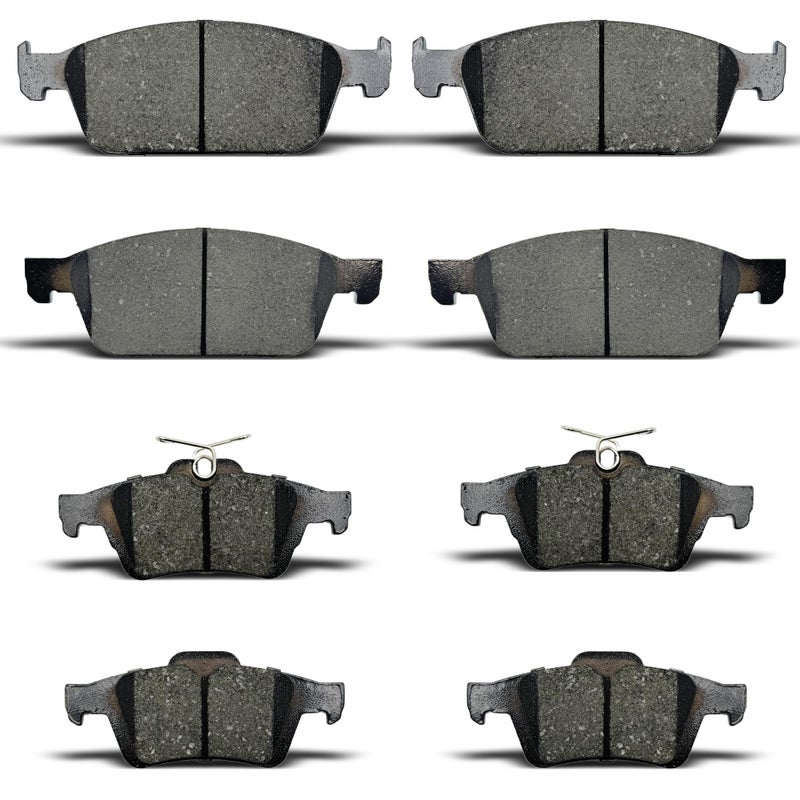 ALADICHE 8PCS Front Rear Brake Pads Set Fit For Ford For Escape 20132016 For Ford For Focus 20132018 For Ford For Transit Connect 20142019