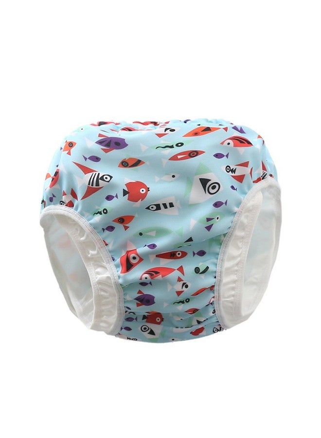 Children's Swimming Trunks Girls' Baby Waterproof Leak-proof Swimsuit Baby's Cute Lace Girls' Swimming Trunks