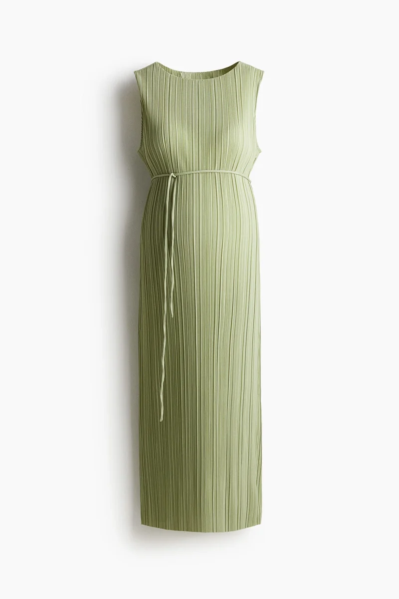 H&M MAMA Plissé dress