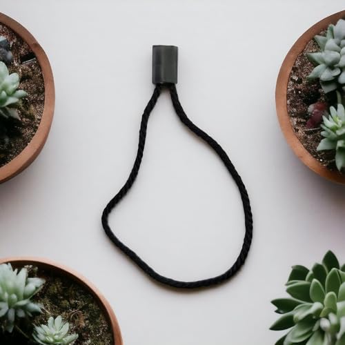 RIANZ Nylon Hang Tag String for Garments I Dress Hang Tag String I Cords Snap Lock Pin Loop Fastener Hook Ties Easy and Fast to Attach (Black Pack of 500 Tags) - Image 5