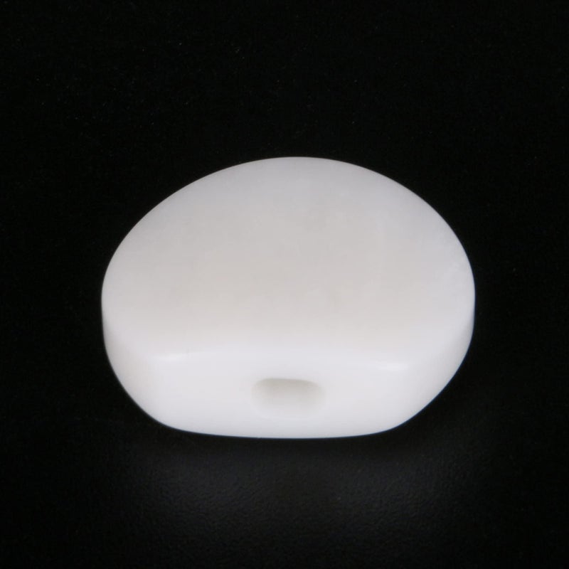 Homeswitch 6Pcs White Guitar Tuner Acrylic Ukulele Oval Tuning Key Buttons Replacement - Image 5