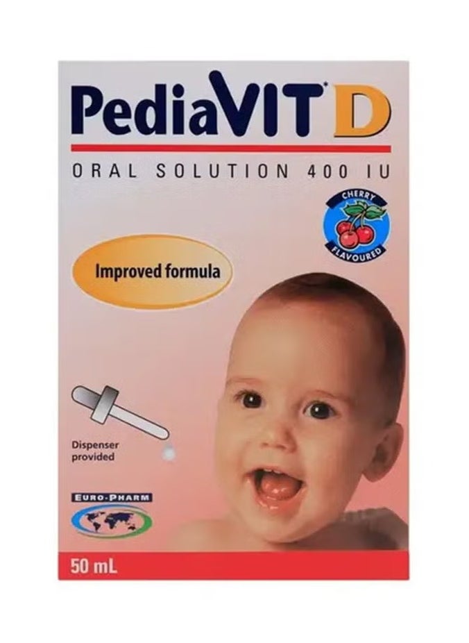 PediaVit Pediavit D Drops 50 ml (400 IU)  - Image 1