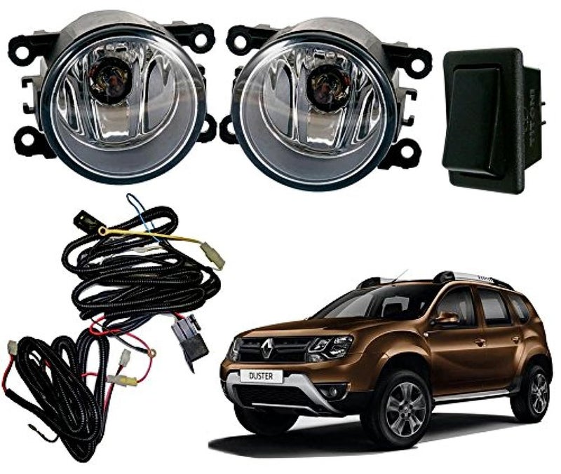 Auto Pearl Autopearl Car Fog Lamp Light Compatible with- Duster (Set of 2, Black) - Image 4