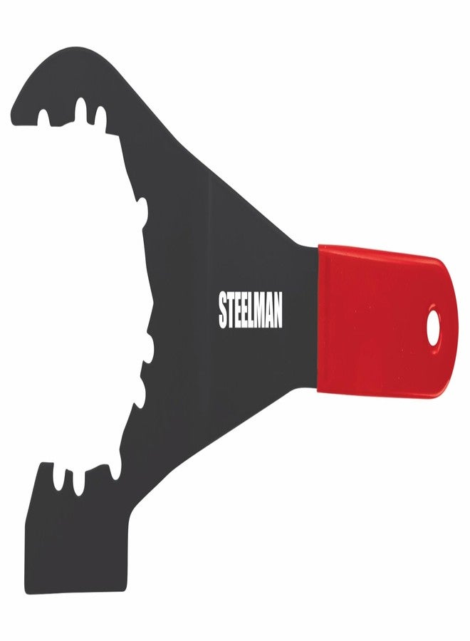 Steelman Universal Sink Drain Wrench, for Loosening and Tightening 4, 6, and 8 Tab Locknuts on Strainer Drains, Comfortable Handle (61203) - Image 1