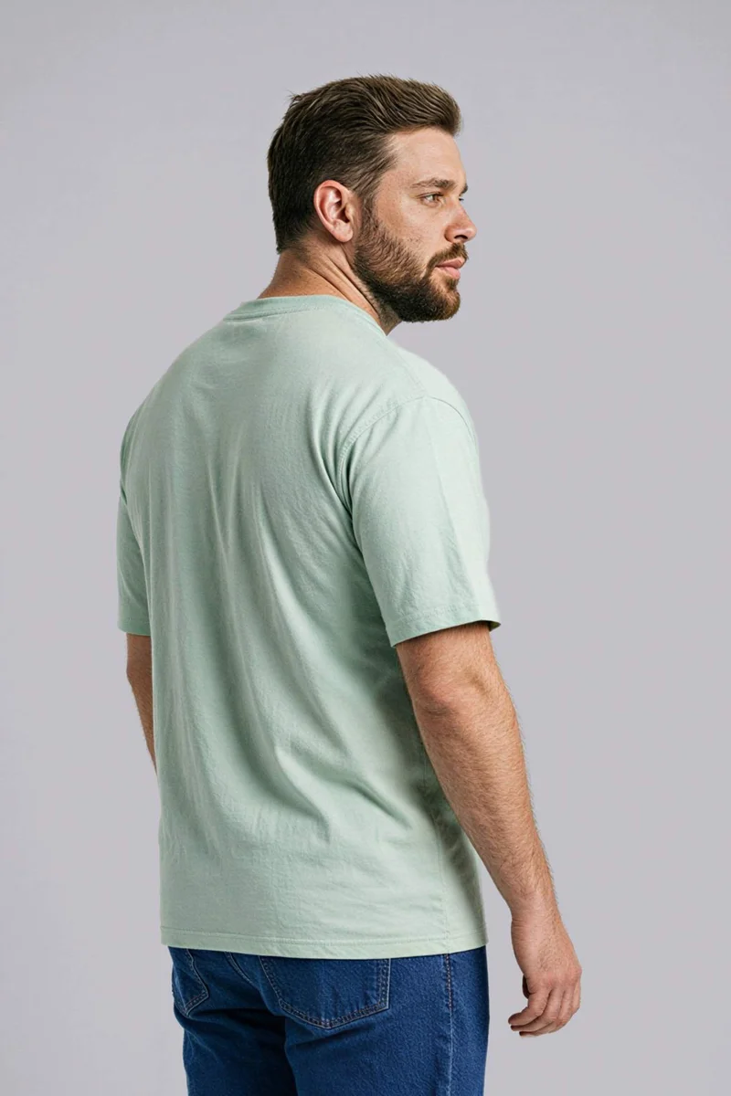 Defacto  Plus Size Boxy Fit Printed T-Shirt for Men | Best Price UAE