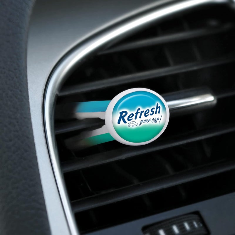 RefreshYourCar Refresh Your Car Car Air Freshener, Odor Eliminator, Set of 4 Auto Dual Scent Vent Sticks, New Car and Cool Breeze Scent, Refresh Your Car - Image 1