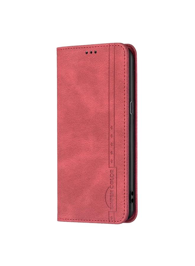 S-TOP Case For OPPO Find X5 Magnetic RFID Blocking Anti-Theft Leather Phone Case - Image 2