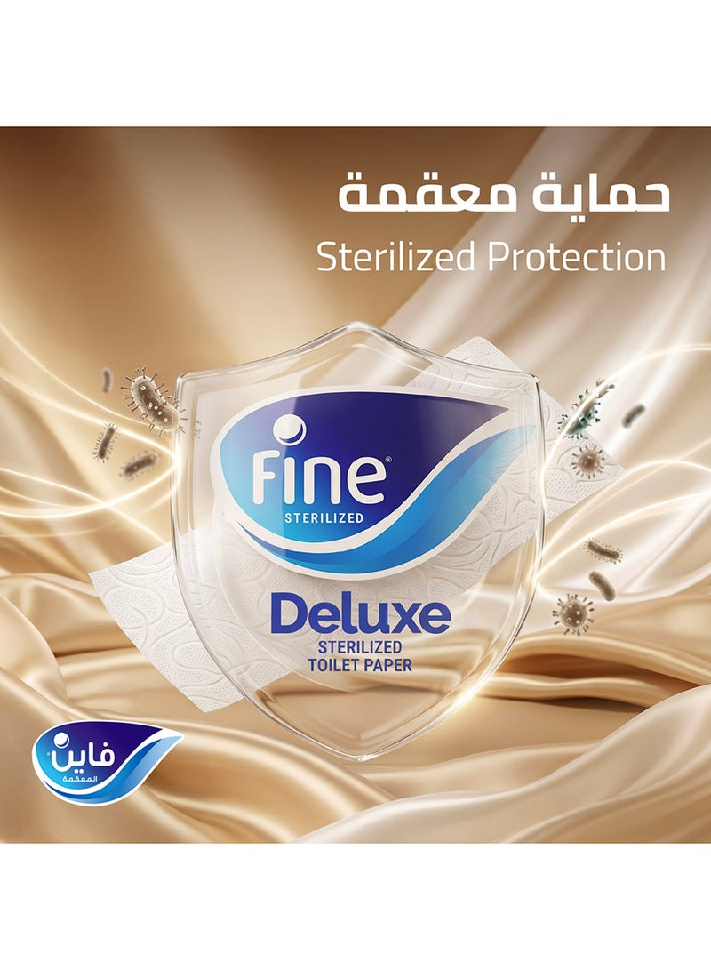 Fine Deluxe Toilet Paper, 12 Rolls White - Image 5