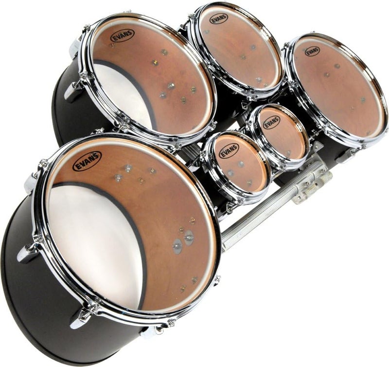 EVANS MS Clear Marching Tenor Drumhead, 6 Inch - Image 2