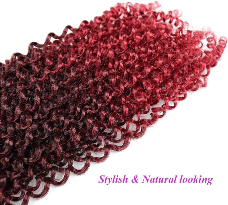 Dorsanee 7 Packs Passion Twist Hair 22 Inch Water Wave Synthetic Braids for Passion Twist Crochet Braiding Hair Goddess Locs Long Bohemian Curl Hair Extensions (22Strands/Pack, Tbug#) - Image 5