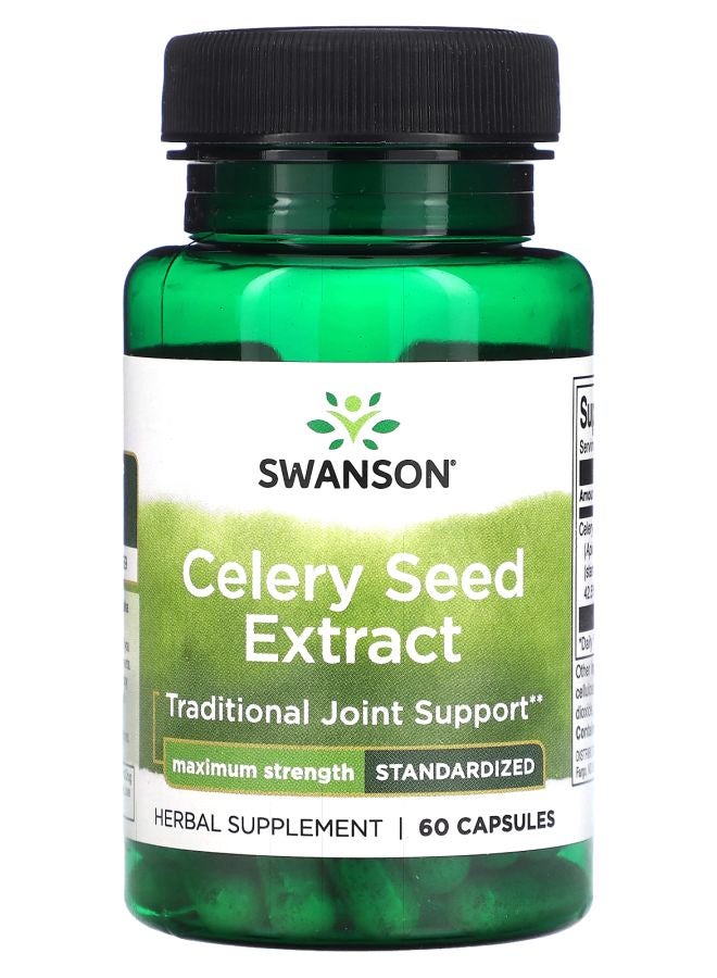 SWANSON Celery Seed Extract Maximum Strength 60 Capsules