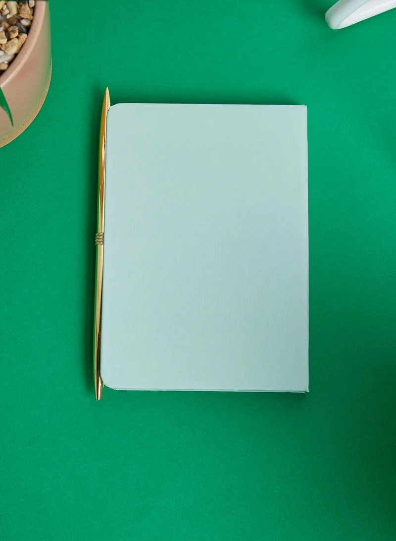 Back to school kit A6 Hardcover Notebook With Metallic Pen